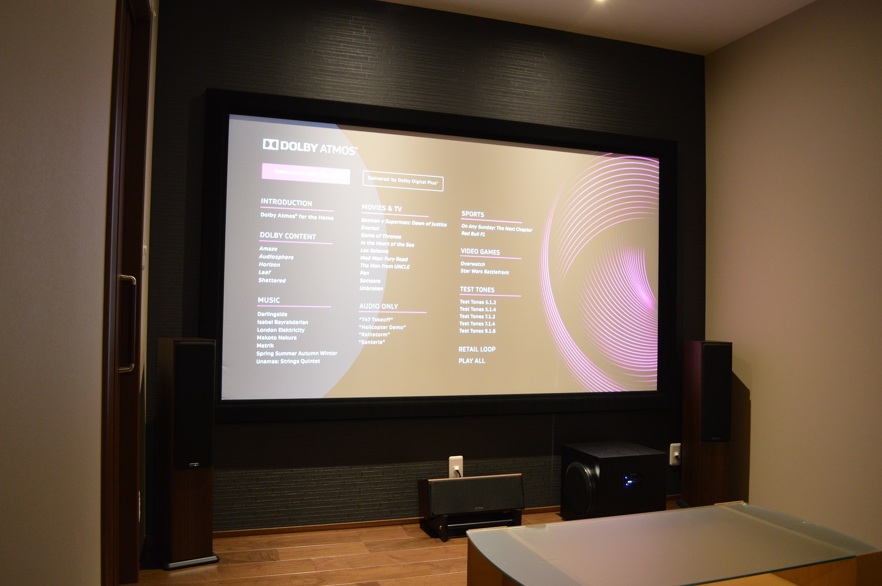 施工例47　まさに理想の空間！4K対応5.1.4chDolbyAtmosシアター